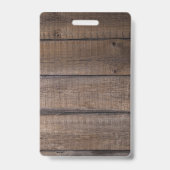 Rustikales Holz VIP All Access Pass Konzert Abzeic Ausweis (Rückseite)