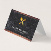 Rustikales Holz Visitenkarten (Vorderseite)