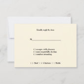 Rustikales Holz, Weinkeller, Land, Reaktion auf Ho RSVP Karte (Rückseite)