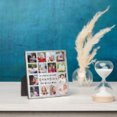 Rustikales Holz Wir Liebe Sie Oma 14 FotoCollage Fotoplatte (InSitu)