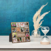 Rustikales Holz Wir Liebe Sie Oma 14 FotoCollage Fotoplatte (InSitu)