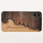 Rustikales Holz zersplitterter hölzerner Blick - Case-Mate iPhone Hülle (Rückseite (Horizontal))