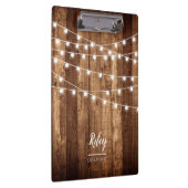 Rustikales hölzernes feenhafte klemmbrett (Rechts)