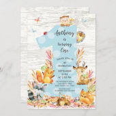 Rustikales hölzernes Waldland eine Einladung (Vorne/Hinten)