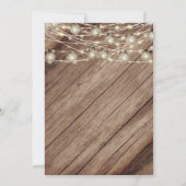 Rustikales Holzfass & Sonnenblumen - 00. Geburtsta Einladung (Rückseite)