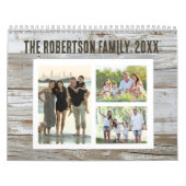 Rustikales Holzfoto-Collage 36-Image Kalender (Titelbild)