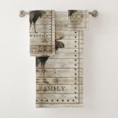Rustikales Holzhandtuch Badhandtuch Set (Insitu)