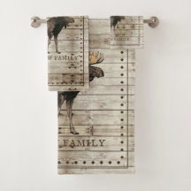 Rustikales Holzhandtuch