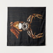 Rustikales Holzhengst Wandteppich (Vorderseite (Horizontal))