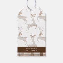 Rustikales Holzhirsch