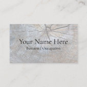 Rustikales Holzkorn aus Stallholz Visitenkarte (Vorderseite)