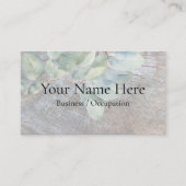 Rustikales Holzkorn beängstigt botanisch Visitenkarte (Vorderseite)