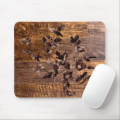 Rustikales Holzkorn, Rose Mousepad (Mit Mouse)