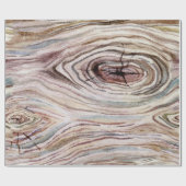 Rustikales Holzkorn Wasserfarbe Landchic Geschenkpapier (Flach)