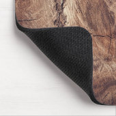 Rustikales Holzkörndesign Mousepad (Ecke)
