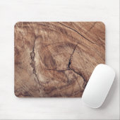 Rustikales Holzkörndesign Mousepad (Mit Mouse)
