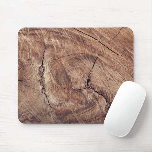 Rustikales Holzkörndesign Mousepad (Mit Mouse)