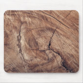 Rustikales Holzkörndesign Mousepad (Vorne)