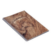 Rustikales Holzkörndesign Notizblock (Rechte Seite)