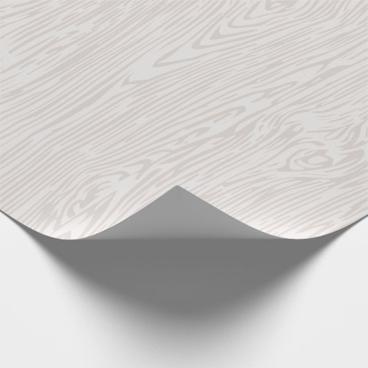 Rustikales Holzkornumspapier Geschenkpapier (Ecke)