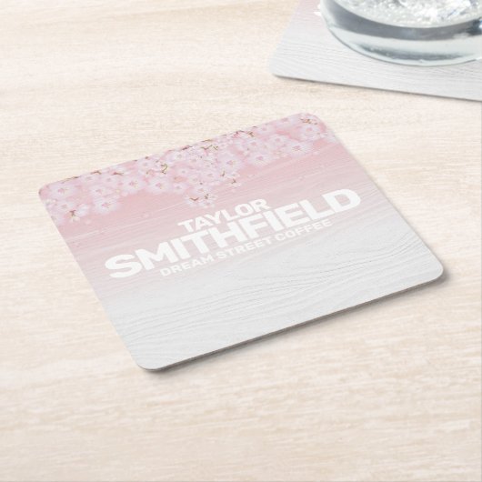 Rustikales Holzkreuz Rechteckiger Pappuntersetzer (angewinkelt)