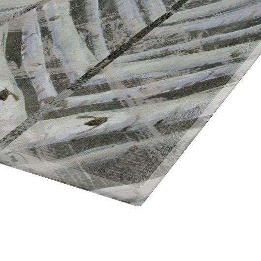 Rustikales Holzmoose Willkommen in unserer Hütte L Schneidebrett (Ecke)