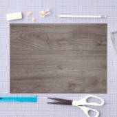 Rustikales Holzmuster Land Winter Weihnachten Seidenpapier (Handwerk)