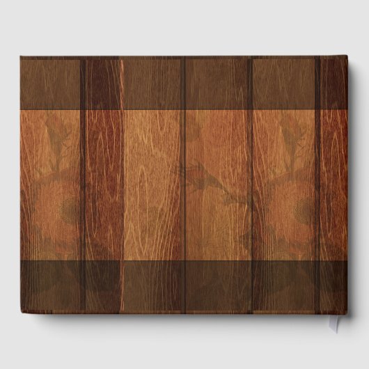 Rustikales Holzrahmen-Gästebuch 2 Gästebuch (Rückseite)