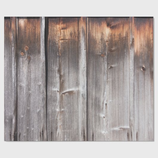 rustikales Holzverpackungspapier Geschenkpapier (Flach)