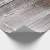 rustikales Holzverpackungspapier Geschenkpapier (Ecke)
