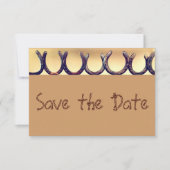 Rustikales Hufeisen Speichern Sie die Datumskarten Save The Date (Vorderseite)