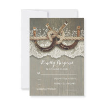 Rustikales Hufeisenholz Hochzeitszelt RSVP