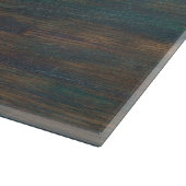 Rustikales Huhn (aquamarin) Schneidebrett (Ecke)