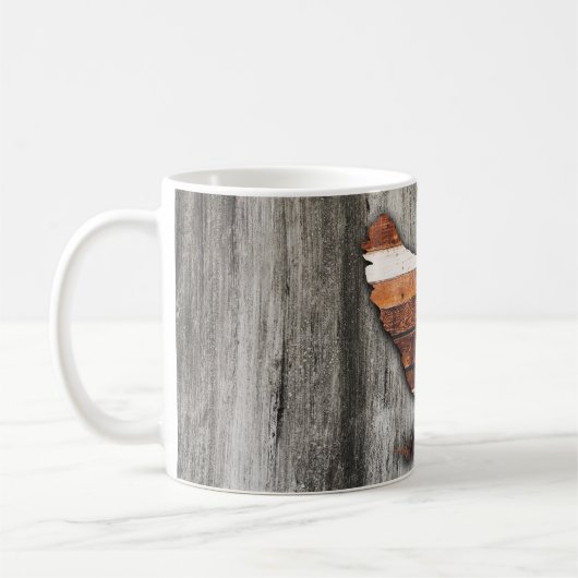 Rustikales Huhn (Brown) Kaffeetasse (Links)