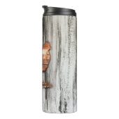 Rustikales Huhn (Brown) Thermosbecher (Nach rechts gedreht)