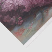 Rustikales Hühnchen Lilac Blüten Spitze Decoupage Seidenpapier (Ausschnitt)