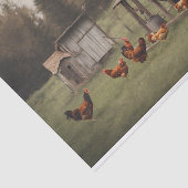 Rustikales Hühnerdekoupage 10lbs Seidenpapier (Ausschnitt)