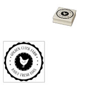 Rustikales Hühnergewächshaus Gummistempel (Stempel)