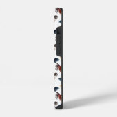 Rustikales Hühnermuster iPhone Hülle (Linke Seite)