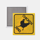 Rustikales Hühnerschild Magnet (Vorderseite/Rückseite)