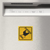 Rustikales Hühnerschild Magnet (In Situ (Geschirrspüler))