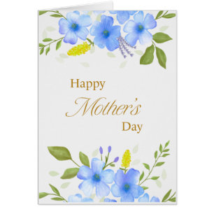 Rustikales Hydrangea Muttertagskarte