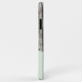 Rustikales Imitat Holz gibt den Namen grau und grü Case-Mate iPhone Hülle (Hinten/Rechts)