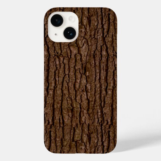Rustikales Imitat Stück Holzkörnchen Case-Mate iPhone Hülle (Rückseite)
