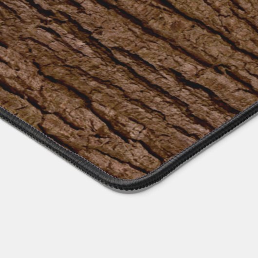 Rustikales Imitat Stück Holzkörnchen Schreibtischunterlage (Ecke)