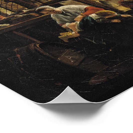 Rustikales Inneres Poster (Ecke)