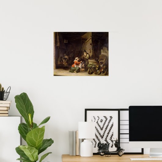 Rustikales Inneres Poster (Heimbüro)