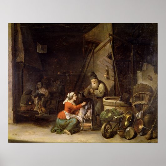 Rustikales Inneres Poster (Vorne)