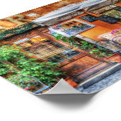 Rustikales italienisches Bar Poster (Ecke)