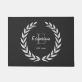 Rustikales Jahr für graue Kranken Fußmatte (Vorderseite)